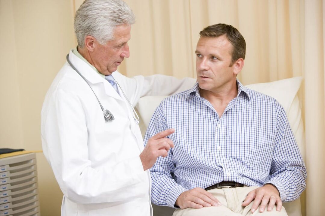 specialist visit for prostatitis