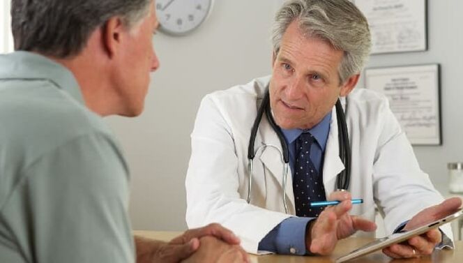The patient upon receipt of the doctor